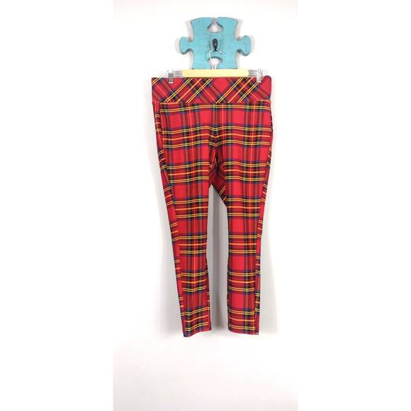 Torrid X Betsey Johnson Plaid Slip on Pants Size 0 - Picture 7 of 12